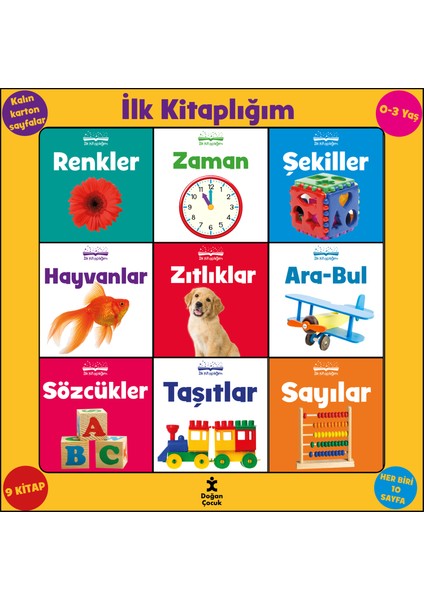 İlk Kitaplığım Seti 9 Kitap