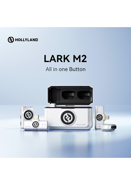 Lark M2 Kablosuz Mikrofon Seti Beyaz