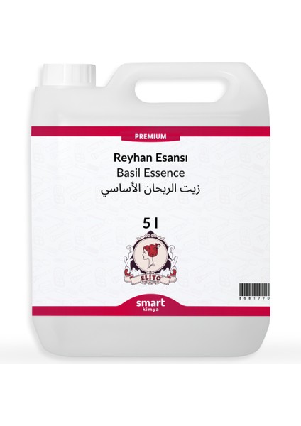 Premium Reyhan Esansı 5 Litre