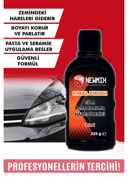 Final Finish 3in1 Boya Koruma Hare Giderici 225GR