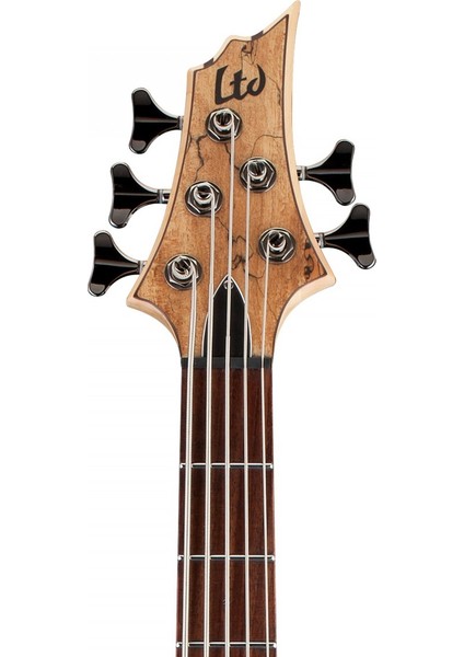 Ltd B-205 Spalted Maple Natural Bas Gitar modelleri