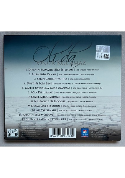 Onur Kocamaz – Oli'da CD fiyatları