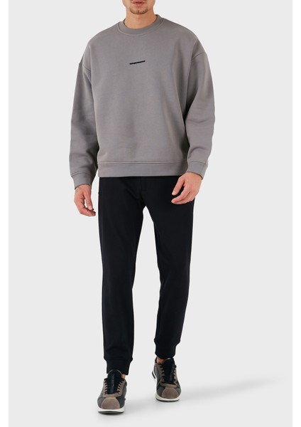 Logo Baskılı % 100 Pamuk Regular Fit Bisiklet Yaka Sweat Erkek Sweat 6D1M95 1jtaz 06K3 modelleri
