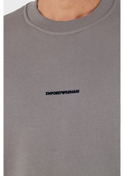 Logo Baskılı % 100 Pamuk Regular Fit Bisiklet Yaka Sweat Erkek Sweat 6D1M95 1jtaz 06K3 indirimleri