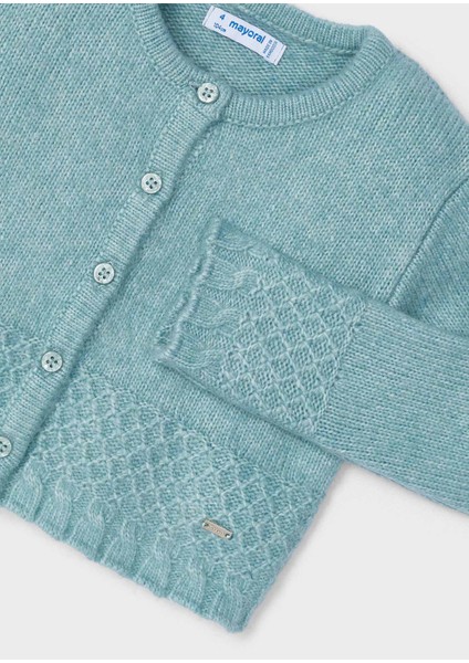 Kız Çocuk Örme Hırka Mavi modelleri