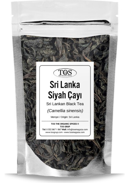 Sri Lanka Siyah Çayı 1 kg Sri Lankan Black Tea, Premium Quality