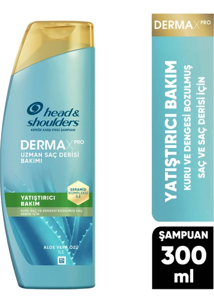 Head & Shoulders Dermaxpro Yatıştırıcı Kepek Karşıtı Şampuan Kuru ve Kaşıntılı Saç Derisi Için 350 ml