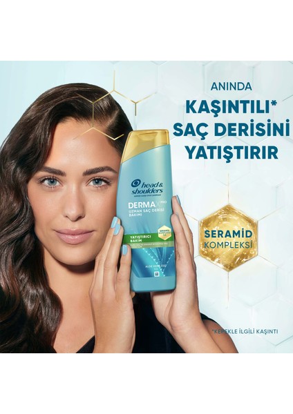 Head & Shoulders Dermaxpro Yatıştırıcı Kepek Karşıtı Şampuan Kuru ve Kaşıntılı Saç Derisi Için 350 ml