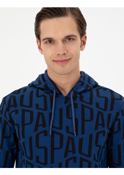 U.S. Polo Assn. Erkek Indigo Sweatshirt 50293445-VR028