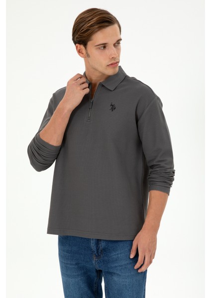 U.S. Polo Assn. Erkek Antrasit Sweatshirt 50293413-VR006