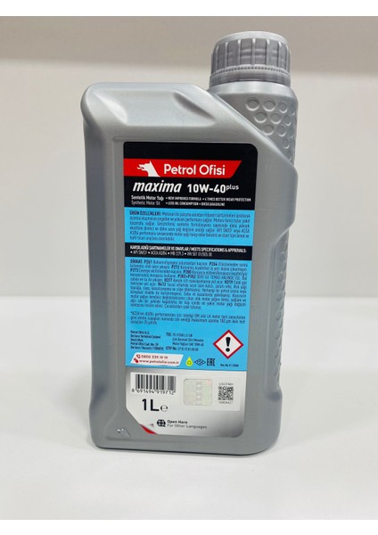 Maxima 10W-40 Plus 1litre Motor Yağı (2025 Üretim)