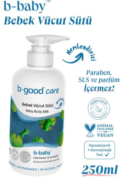 Bebek Vücut Sütü 250 ml