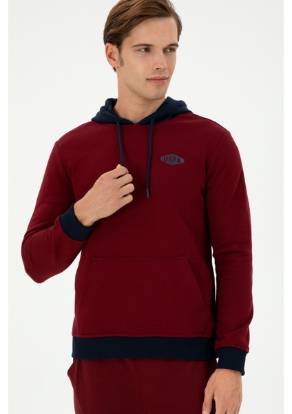 Erkek Bordo Sweatshirt 50293440-VR014