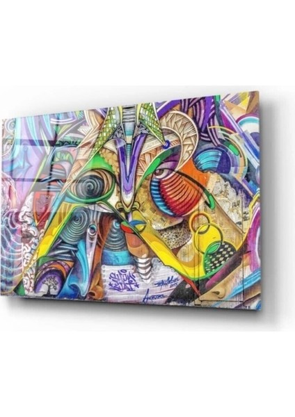 Sokak Sanatı Cam Tablo 50 x 70 cm