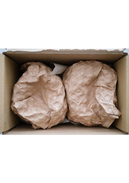 - Kraft Balonlu Kağıt Patpat - (60X100 CM) 100 Yaprak - Çevre Dostu Balonlu Ambalaj Kağıdı