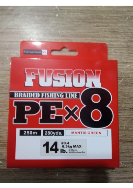 Nanıwaosakashı Fusıon 8x 250MT Ipek Ip