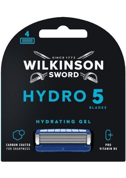 Hydro 5 Erkek Tıraş Bıçağı Kartuşu 4 Adet