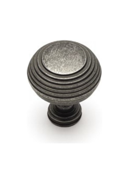 Antik Gümüş Rengi 32 Mm Tek Delikli Kulp - Ssy1937 0032 Osm