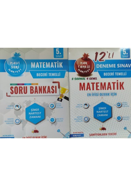 Yayınevi 5. Sınıf Mavi Matematik Soru Bankası+Beceri Temelli Deneme Sınavı