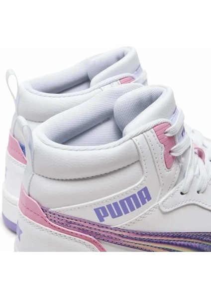Rebound V6 Mid Bouncy Sky Kadın Sneaker Ayakkabı 398725-01 Çok Renkli
