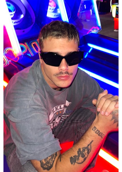 Ufix Erkek Rave Güneş Gözlüğü Siyah