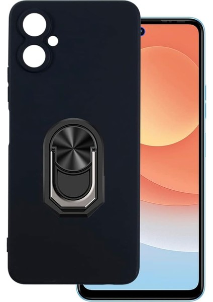 Omix X5 Kılıf Kamera Korumalı Yüzüklü Kickstand Mat Kapak