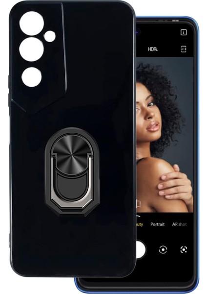 Tecno Pova Neo 2 Kılıf Mat Yüzüklü Kickstand Kapak
