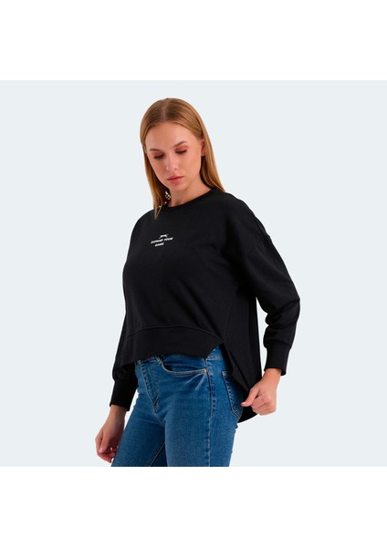 VITAL Kadın Oversize Sweatshirt Siyah fırsatları