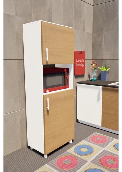 Idil Mdf Çok Amaçlı Mutfak Dolabı