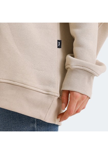 VADIM Kadın Oversize Sweatshirt Bej fırsatları
