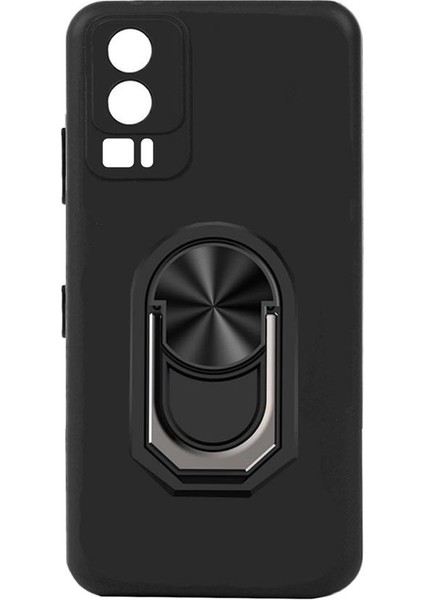 Nihcase General Mobile Gm 23 Kılıf Yüzüklü Kickstand Tpu Silikon