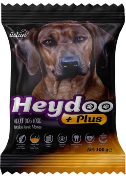 Plus Yetişkin Köpek Maması 100 gr 12 Adet