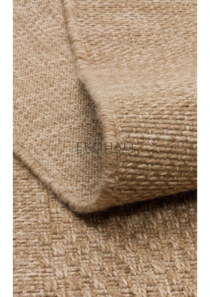 Salda Koleksiyonu Iç ve Dış Mekan Kullanımına Uygun Jüt Görünümlü Yumuşak Dokulu Sisal Kilim Sld 06 Natural