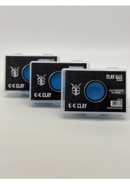 E&e Custom Car Clay Bar Yüzey Temizleme Kili 100 gr (3 Adet)