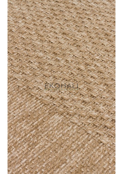 Salda Koleksiyonu Iç ve Dış Mekan Kullanımına Uygun Jüt Görünümlü Yumuşak Dokulu Sisal Kilim Sld 06 Natural