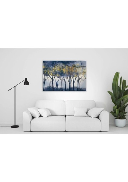 Teknoo- Ağaçlar Cam Tablo 50X70 cm