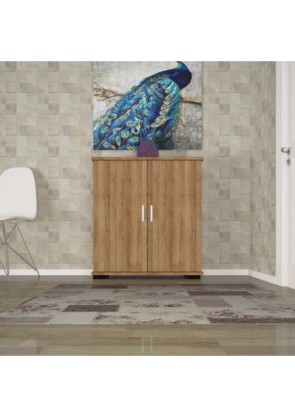 MODİLAYN BULUT 70 x 76 cm Ayakkabılık Dolabı Meşe
