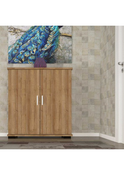 MODİLAYN BULUT 70 x 76 cm Ayakkabılık Dolabı Meşe