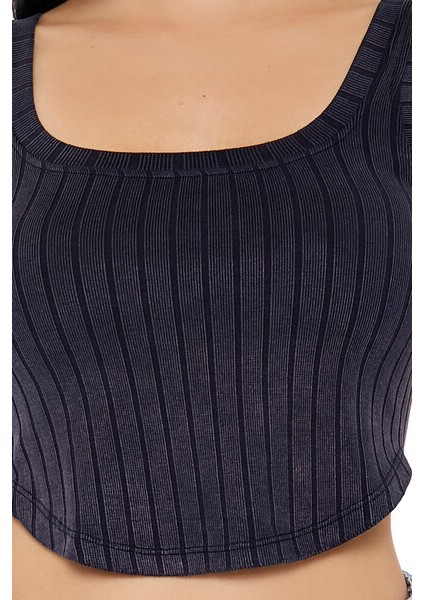 Dikişsiz Örme Crop Top modelleri