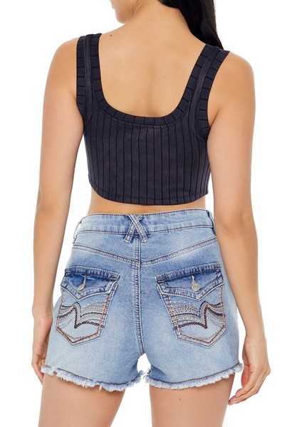 Dikişsiz Örme Crop Top indirimleri