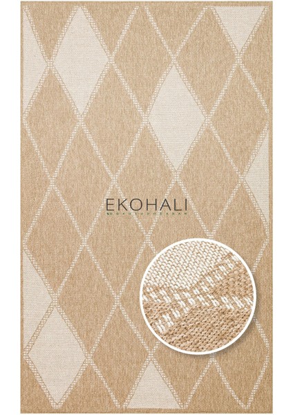 Salda Koleksiyonu Iç ve Dış Mekan Kullanımına Uygun Jüt Görünümlü Yumuşak Dokulu Sisal Kilim Sld 04 Natural White