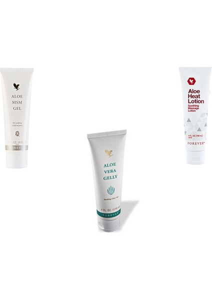 Aloe Heat Lotion- Msm Gel- Aloe Vera Gelly