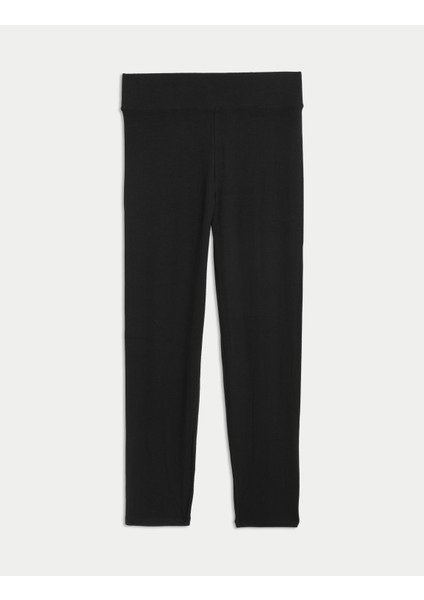 Skinny Fit Yüksek Bel Crop Tayt indirimleri