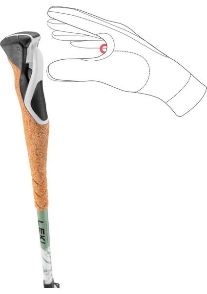 Leki Cross Trail Carbon Speedlock Trekking Batonu