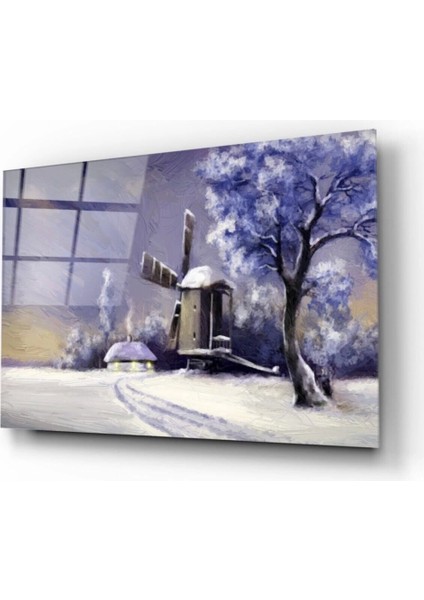 Karlı Manzara Cam Tablo fiyatları
