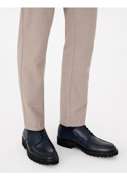 Erkek Lacivert %100 Deri Casual Ayakkabı 50298532-VR033