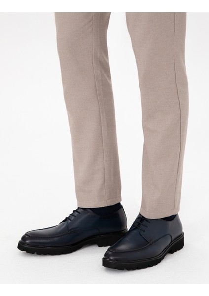 Erkek Lacivert %100 Deri Casual Ayakkabı 50298532-VR033 fiyatları