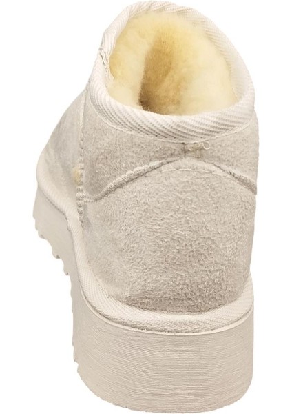 Kalın Platform Taban Içi Kürklü Günlük Kadın Süet Bot fırsatları