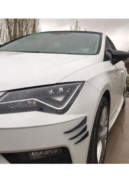 Audi A5 Tampon ve Çamurluk Uyumlu 6lı Tuning Modifiye Aksesuar - Siyah