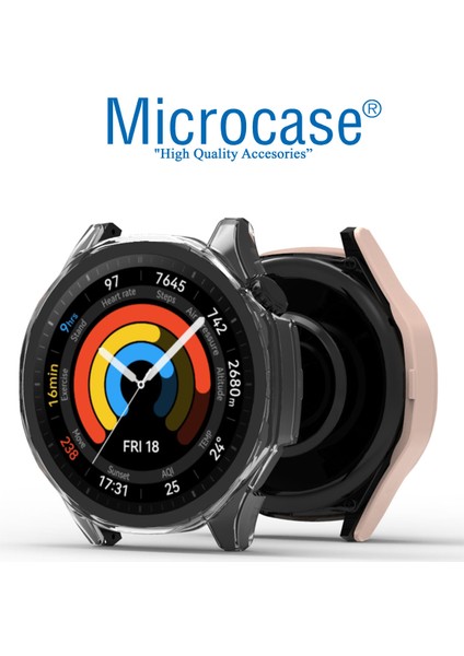 Huawei Watch Gt 5 46MM Için Ekran Korumalı Sert Rubber Kılıf - AL3173 modelleri